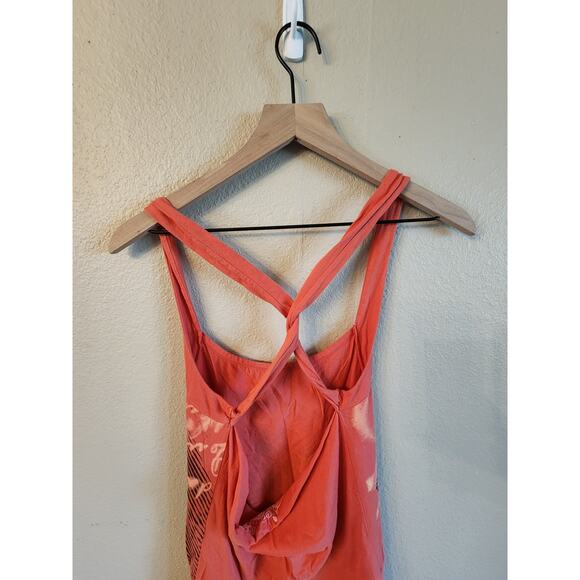 Drifter Women's Knit Dress SZ Small Drop Waist Crossed Straps Y2K - Picture 5 of 10